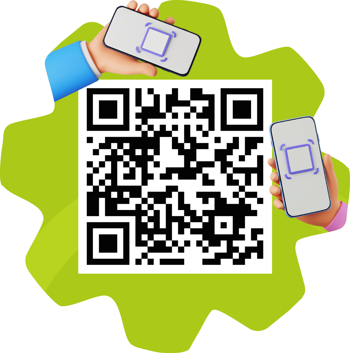 QR Code para acessar as redes sociais da ONEE